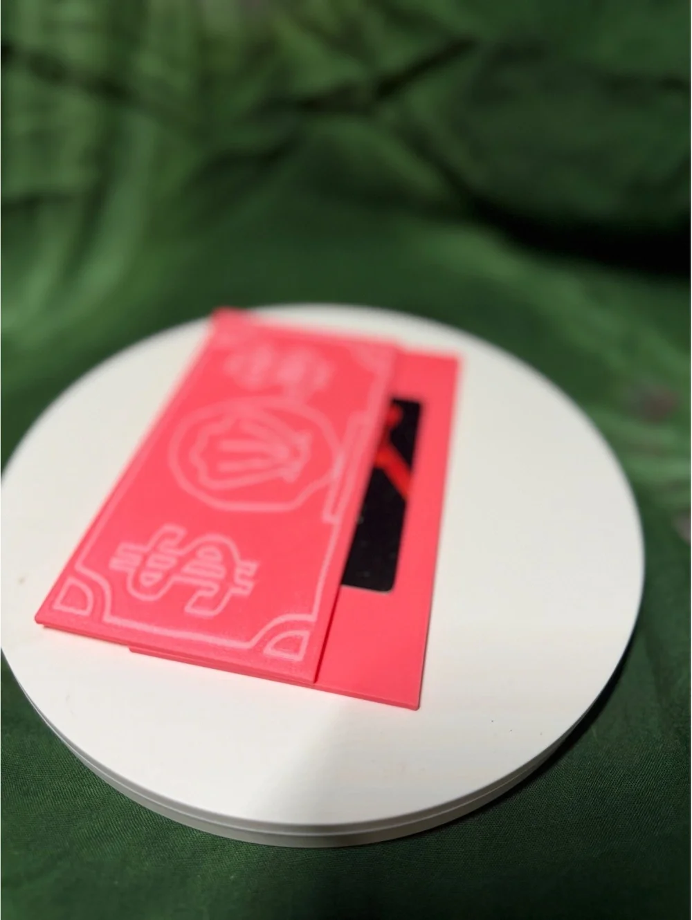 Neon Pink kabby Card Holder